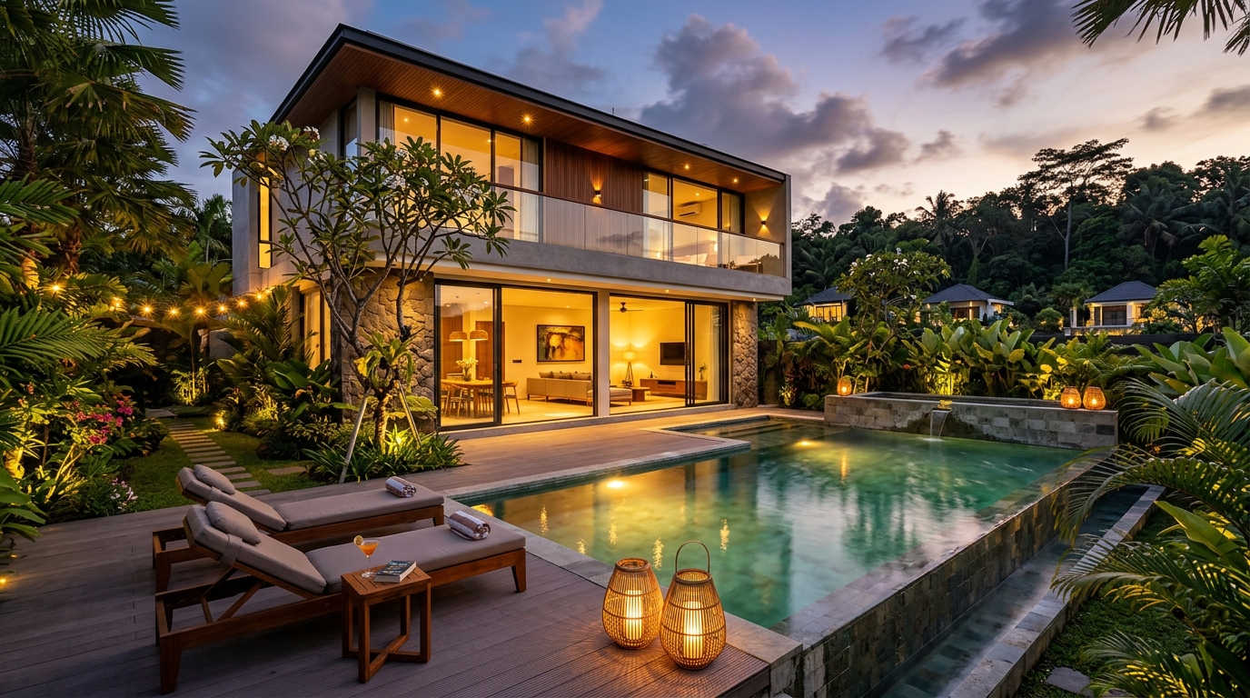Custom Seminyak luxury villa direct booking website